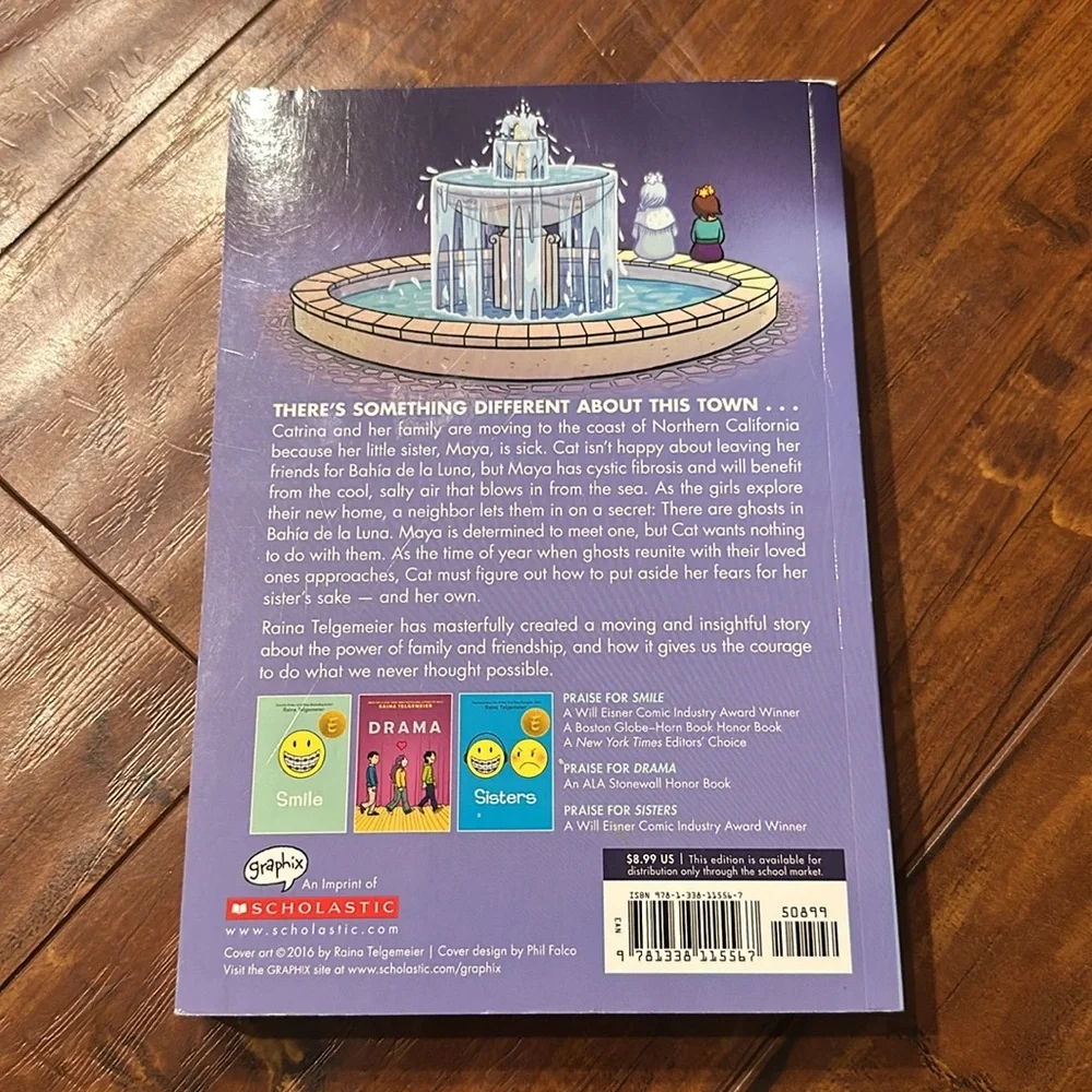 3 Raina‎ Telgemeier books Ghosts: A Graphic Novel and Smile NEW Guts